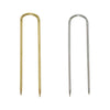 Zakka - 100pcs  Jewlery Display U Pin Gold Holder Fixings Pin