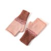 PEACH ACCESSORIES -  Two Tones Sequins Gloves: Blue