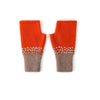 PEACH ACCESSORIES -  Two Tones Sequins Gloves: Blue