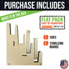Torched Displays - Multi-Purpose Display Stand - Art Prints, Book & Records- Lg: Natural