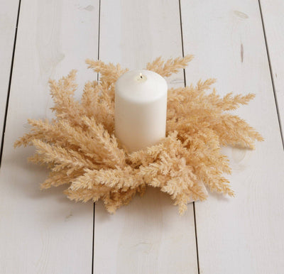 Audrey's - Candle Ring - Beige Pampas (PC)