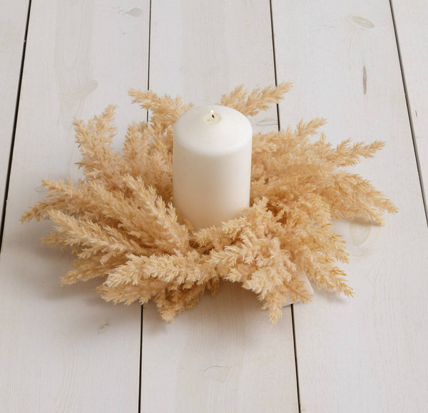 Audrey's - Candle Ring - Beige Pampas (PC)