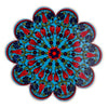 STP - Tulips on Turquaz Large Vintage Ceramic Tile Trivet