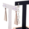 Zakka - Earring T Stand With A Base Leather Velvet Jewelry Display: Black Leather