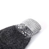PEACH ACCESSORIES -  Two Tones Sequins Gloves: Pink
