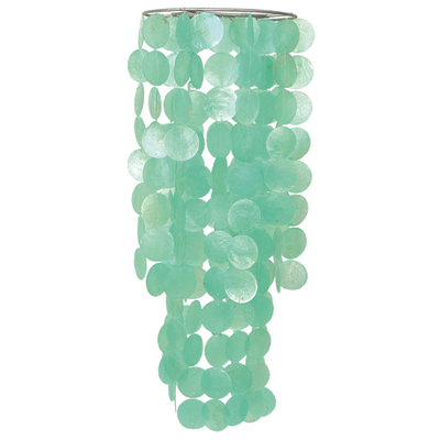 Balizen by zen zen garden home - Capiz Chime Chandelier | Turquoise