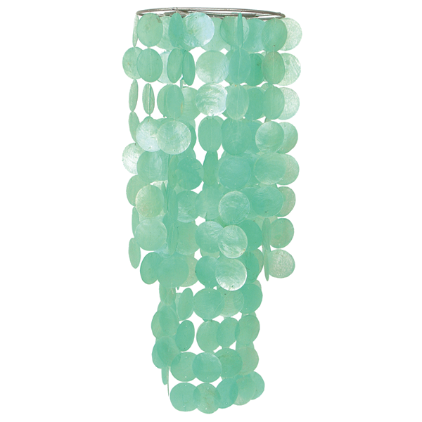 Balizen by zen zen garden home - Capiz Chime Chandelier | Turquoise