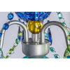 Think Brink - 3 Light Blue Green Plug-in Chandelier
