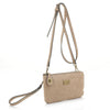 Liz Soto Handbags - Tina cross-body, wallet, cell phone and wristlet: Cross body, Lt. Grey