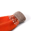 PEACH ACCESSORIES -  Two Tones Sequins Gloves: Blue
