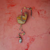 Whimsies - Bird wind chime mobile Easter bell garden nature lover eco
