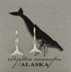 Semaki & Bird - Alaska Whale Tail Hoop Earrings - silver  Natural History