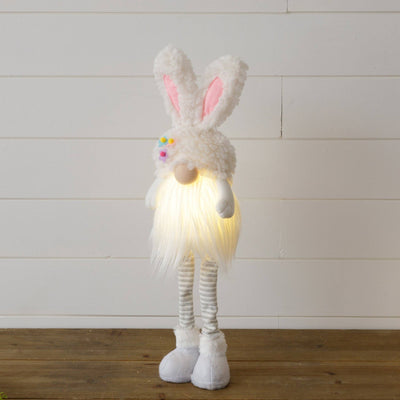 Audrey's - Lighted Standing Fuzzy Bunny Gnome (PC)