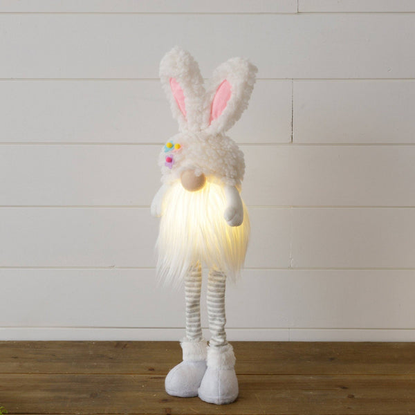 Audrey's - Lighted Standing Fuzzy Bunny Gnome (PC)