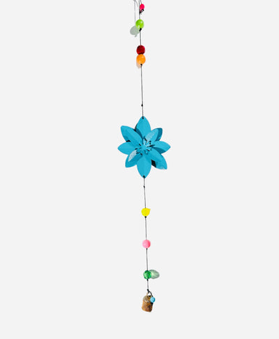 Whimsies - Flower wind chime hippie garden nana bell patio lawn porch