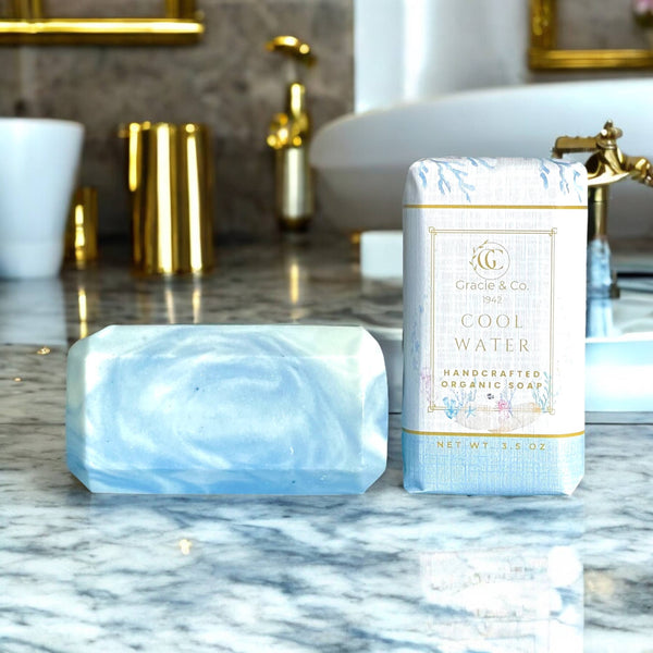 Gracie & Co. 1942 - Premium Organic Handmade Shea Butter Soap Bar: Champagne kisses