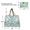 Wrapables.com - Wrapables Large Foldable Tote Nylon Reusable Grocery Bags, 5: Dark Animals