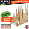 Torched Displays - Multi-Purpose Display Stand - Art Prints, Book & Records- Lg: Natural