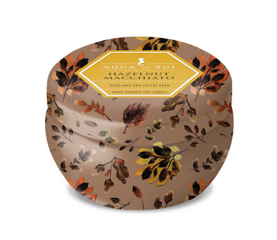 The SOi Company - Hazelnut Macchiato 9oz Tin Aqua De SOi Soy Candles