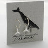 Semaki & Bird - Alaska Whale Tail Hoop Earrings - silver  Natural History