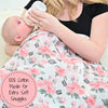 LollyBanks - Pretty in Peony Baby Swaddle Blanket