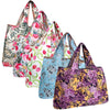 Wrapables.com - Wrapables Large Foldable Tote Nylon Reusable Grocery Bags, 5: Llamas in Springtime