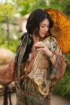 Market of Stars - Secret Garden Pixie Duster Cropped Kimono w/ Swan
