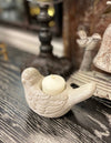Vagabond Vintage - CEMENT BIRD CANDLE HOLDER - SMALL