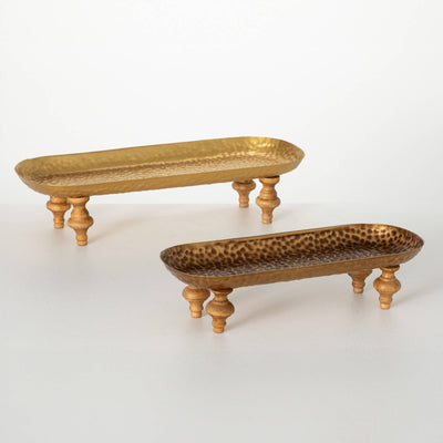 Sullivans Home Decor - FOOTED TRAYS