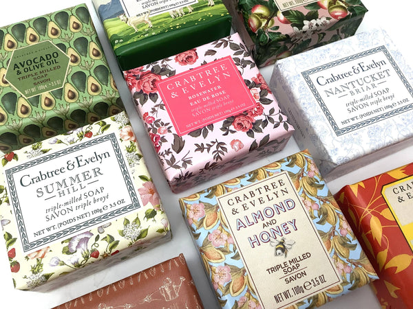 All Little Cute Things - English Scented Soaps. Assortment Floral Herb Fruit Scents