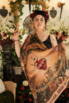 Market of Stars - Courage Dear Heart Scarf with Sacred Heart