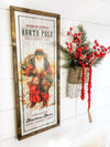 WillowBee Signs & Designs - Santa North Pole Co. Sign