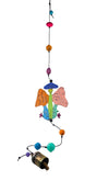 Whimsies - Mushroom wind chime hippie garden nana bell lawn porch