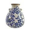 Forpost Trade Inc - Ceramic Vase, Blue Flowers