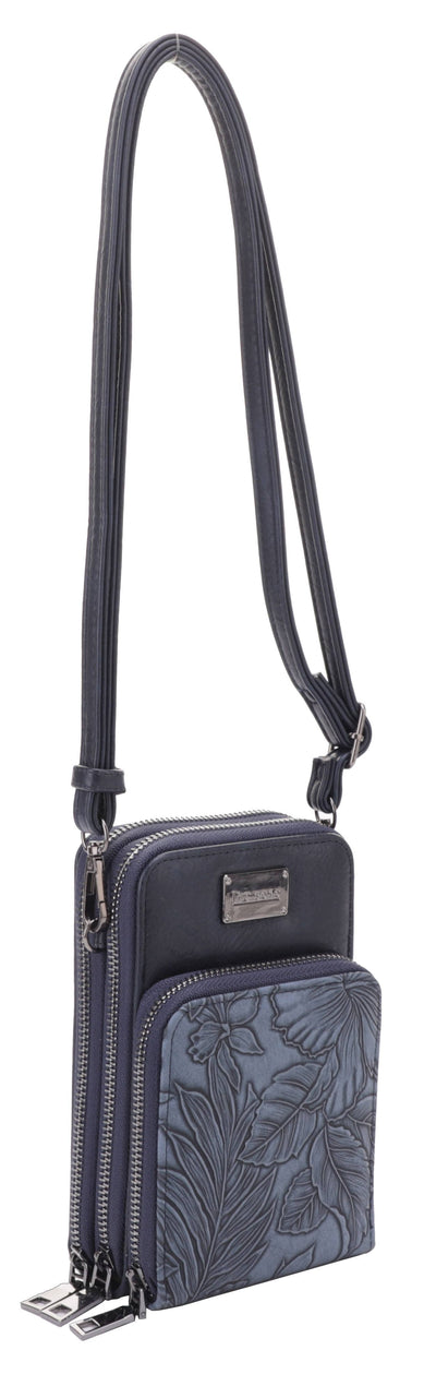 Liz Soto Handbags - Gina compact cross body: Cross body, Black