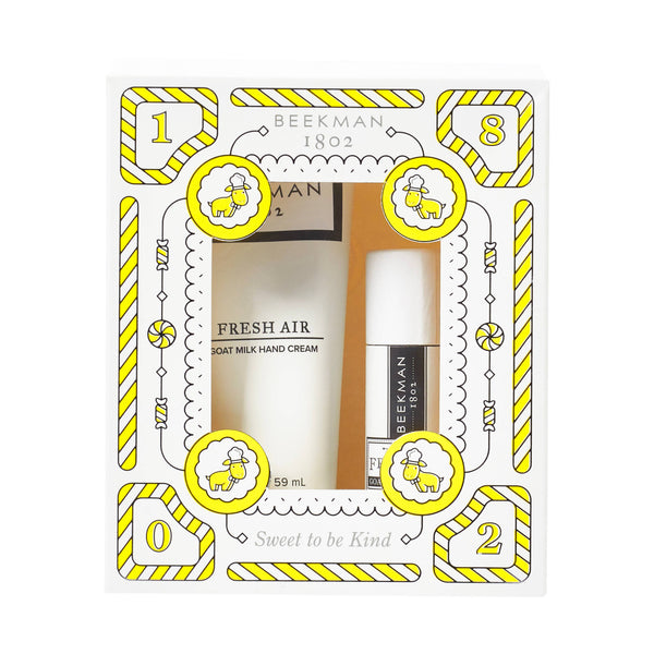 Beekman 1802 - Fresh Air 2 Oz Hand Cream & Lip Balm Set
