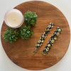 The Lanyard Boutique - Honey Flower Fabric Lanyard: Swivel Clasp, Short