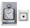 Vagabond Vintage - Black Vintage Style Large Metal Table Clock