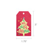Wrapables.com - Wrapables Christmas Holiday Gift Tags/Kraft Paper Hang Tags: Festive Fun