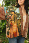 Market of Stars - Secret Garden Pixie Duster Cropped Kimono w/ Swan