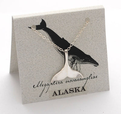 Semaki & Bird - Alaska Whale Tail Necklace - sterling  Natural History