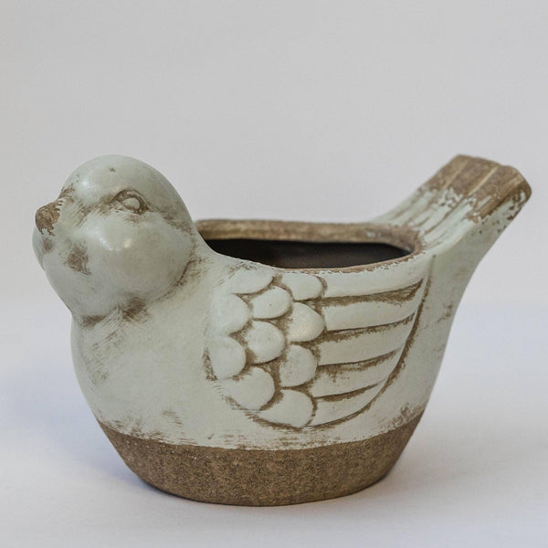 Forpost Trade Inc - Ceramic Bird Flower Pot