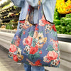 Wrapables.com - Wrapables Large Foldable Tote Nylon Reusable Grocery Bags, 5: Exotic Bloom