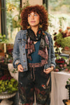 Market of Stars - Flight of Fancy Floral Scarf with Hummingbirds Print