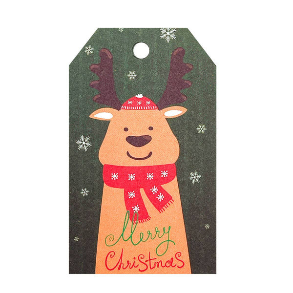 Wrapables.com - Wrapables Christmas Holiday Gift Tags/Kraft Paper Hang Tags: Festive Fun