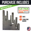 Torched Displays - Multi-Purpose Display Stand - Art Prints, Book & Records- Lg: Natural