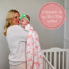LollyBanks - Beautiful Bows Baby Swaddle Blanket