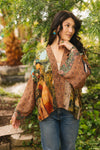 Market of Stars - Secret Garden Pixie Duster Cropped Kimono w/ Swan