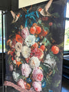 Market of Stars - Flight of Fancy Floral Scarf with Hummingbirds Print