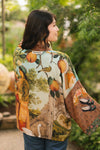 Market of Stars - Secret Garden Pixie Duster Cropped Kimono w/ Swan